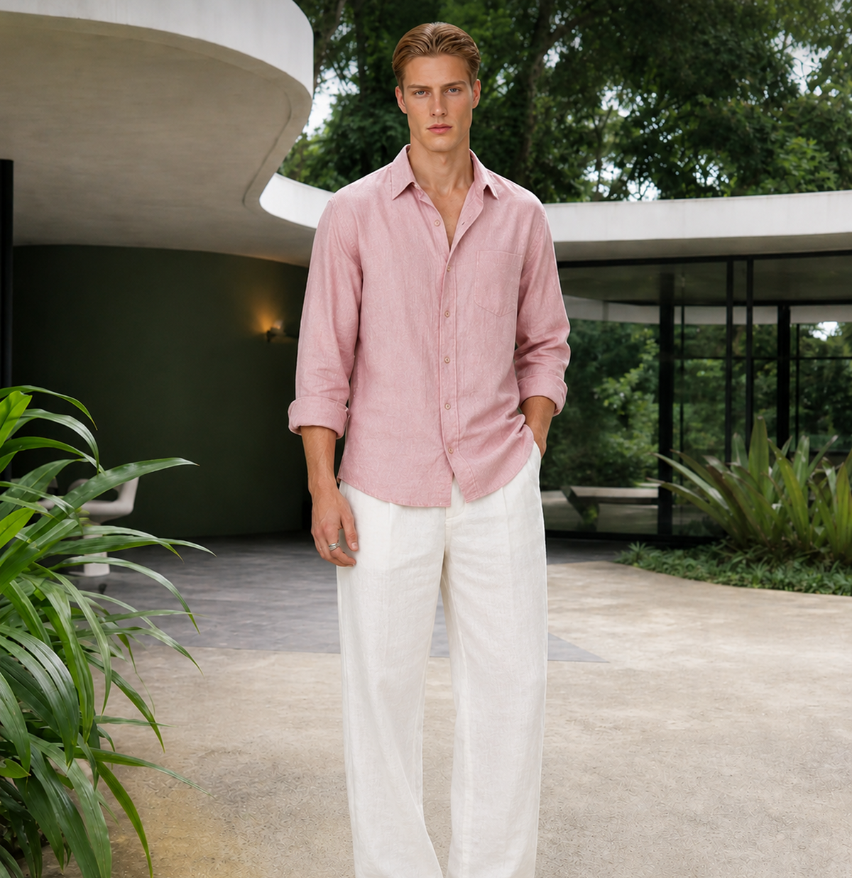 Linen Blend Shirts