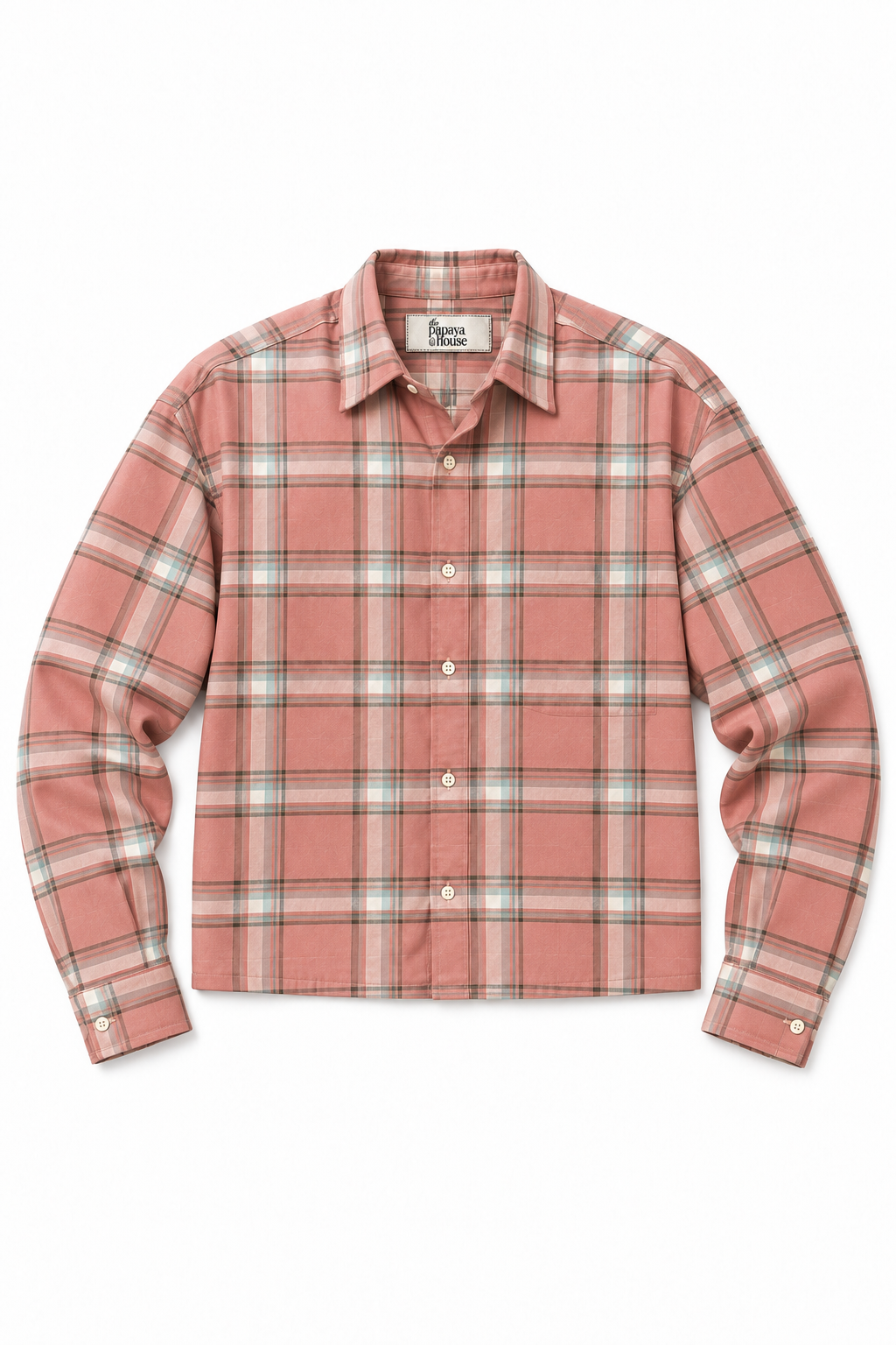 Rosy Grid Shirt