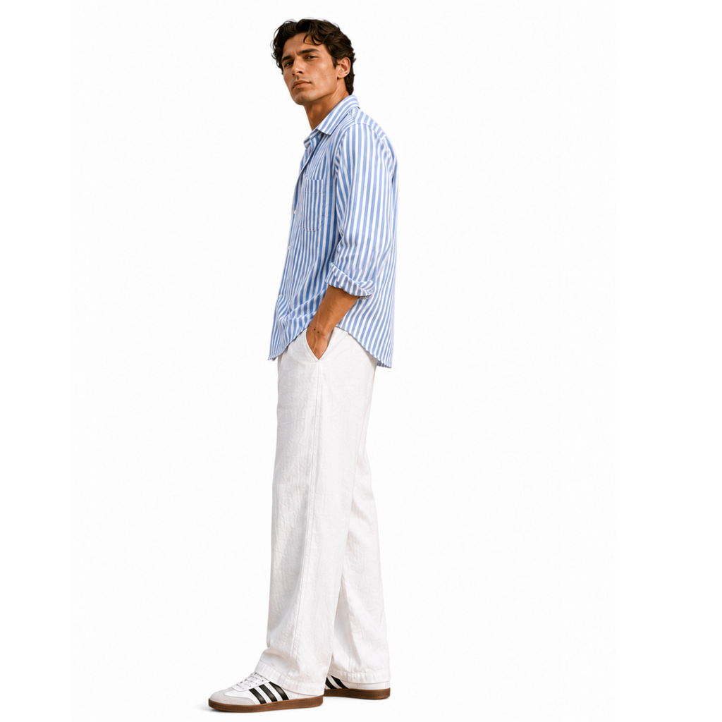 Blue Stripes Shirt | Signature Stripes