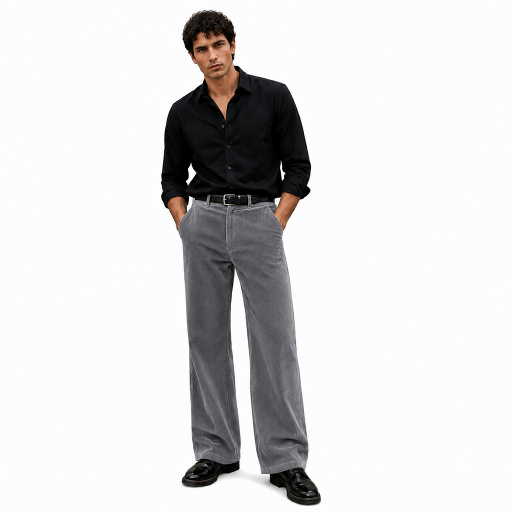 Grey Pant | Corduroy