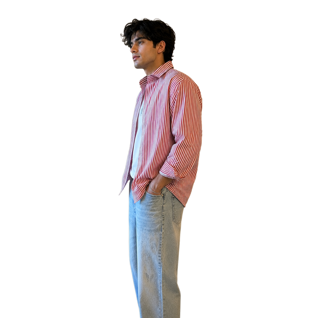 Red Stripes Shirt | Signature Stripes