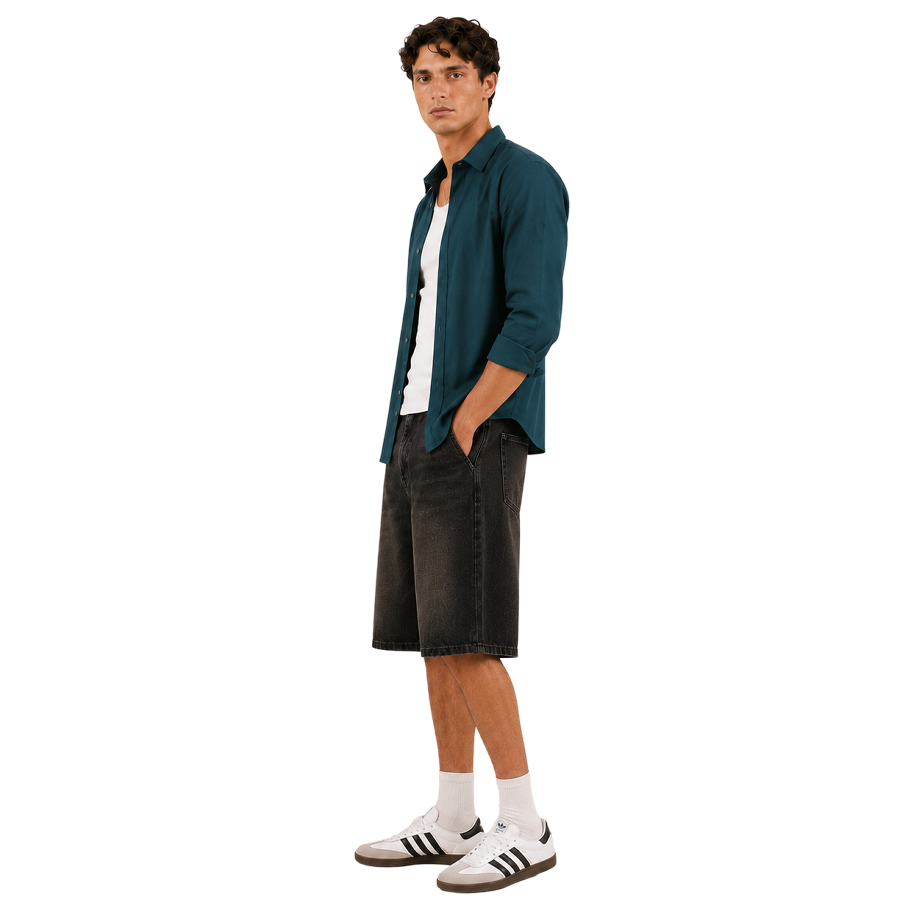 Natsu Teal Shirt | Kyoto Edition