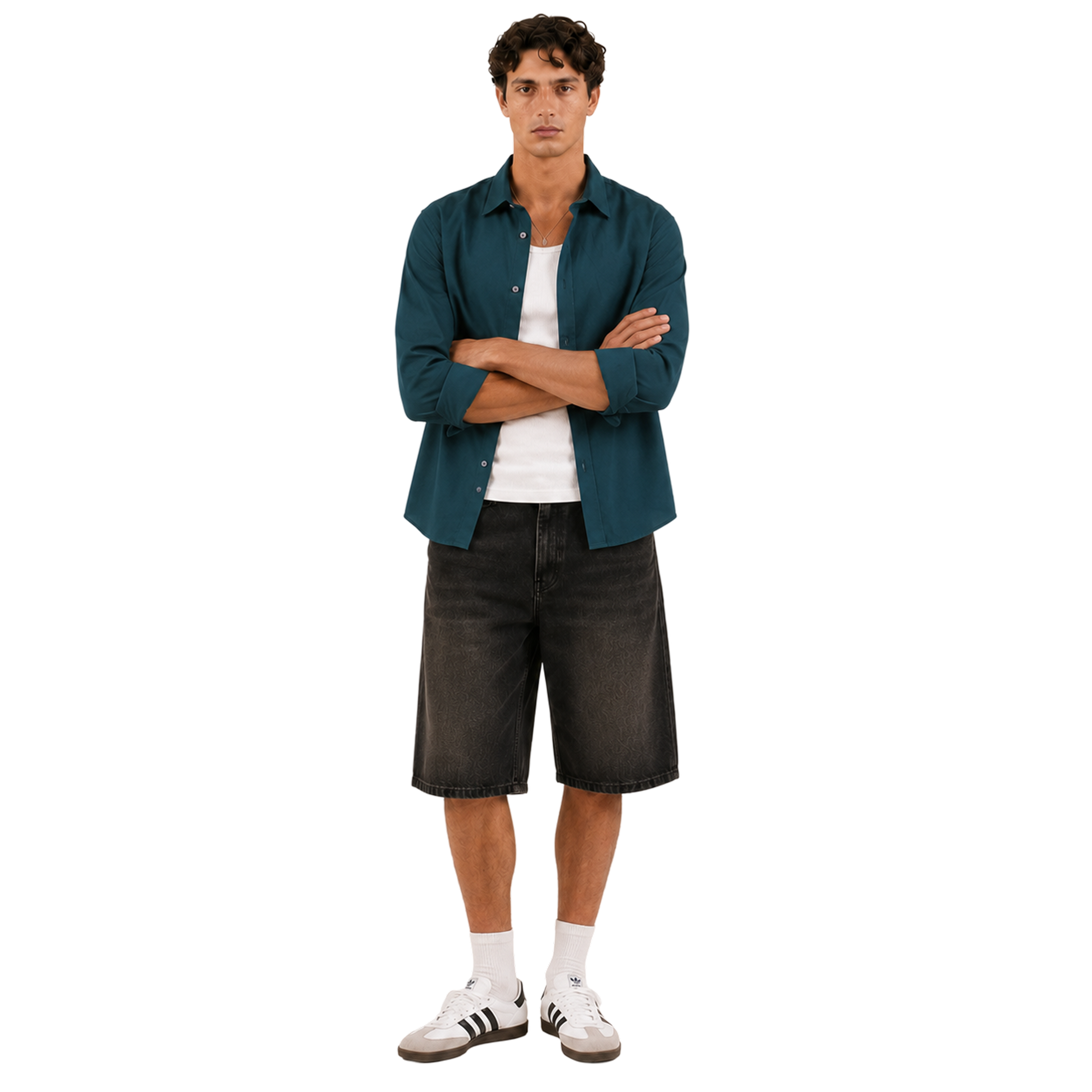 Natsu Teal Shirt | Kyoto Edition